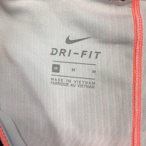 Nike Pro-Dri-Fit Multicolor Elastic Waist Athletic Pull On Capri - Picture 10 of 13